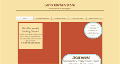 Desktop Screenshot of loriskitchenstore.com